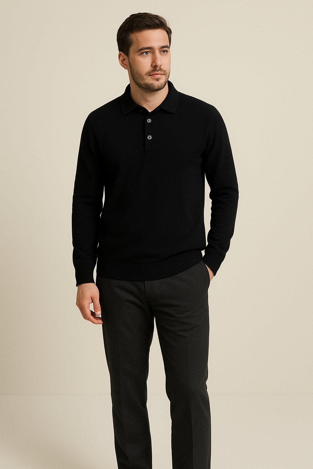 Polo 100 % cachemire