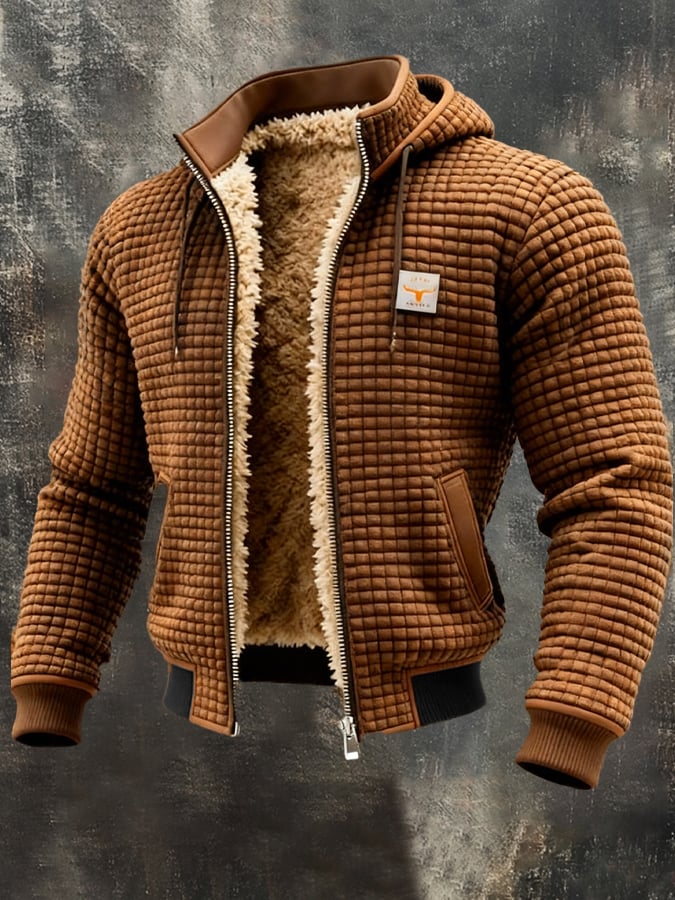 Veste d'hiver doublée en polaire