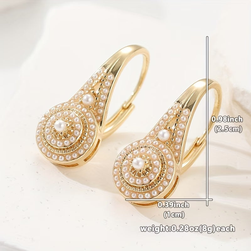 Eleganti orecchini con perle