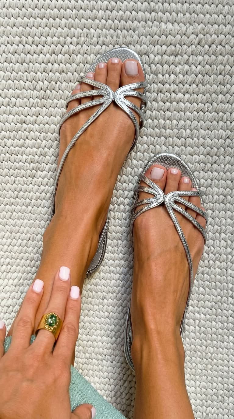 Camille™ | Sandali dorati, eleganza estiva