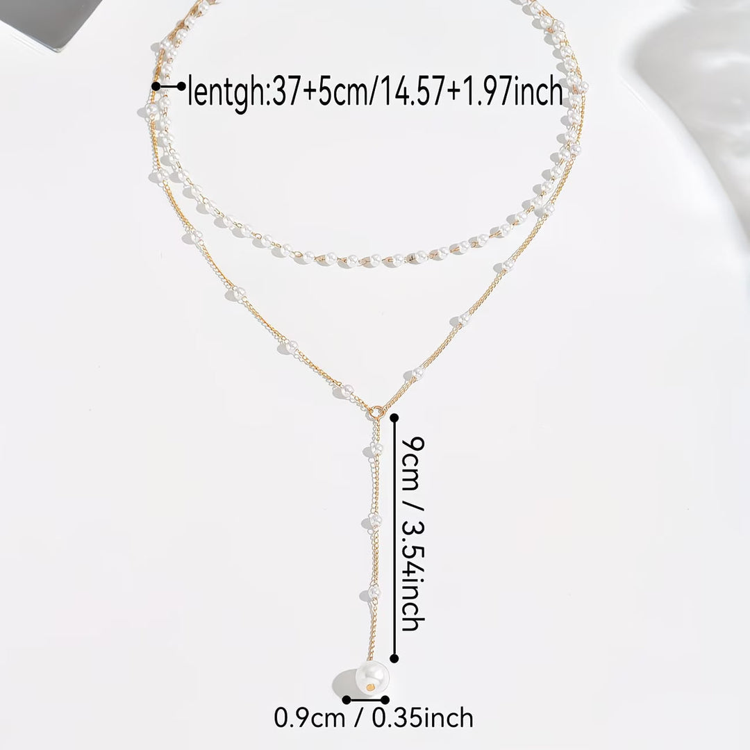 Collier de perles graduées