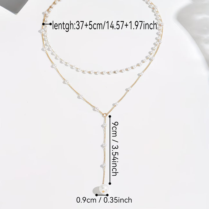 Collier de perles graduées
