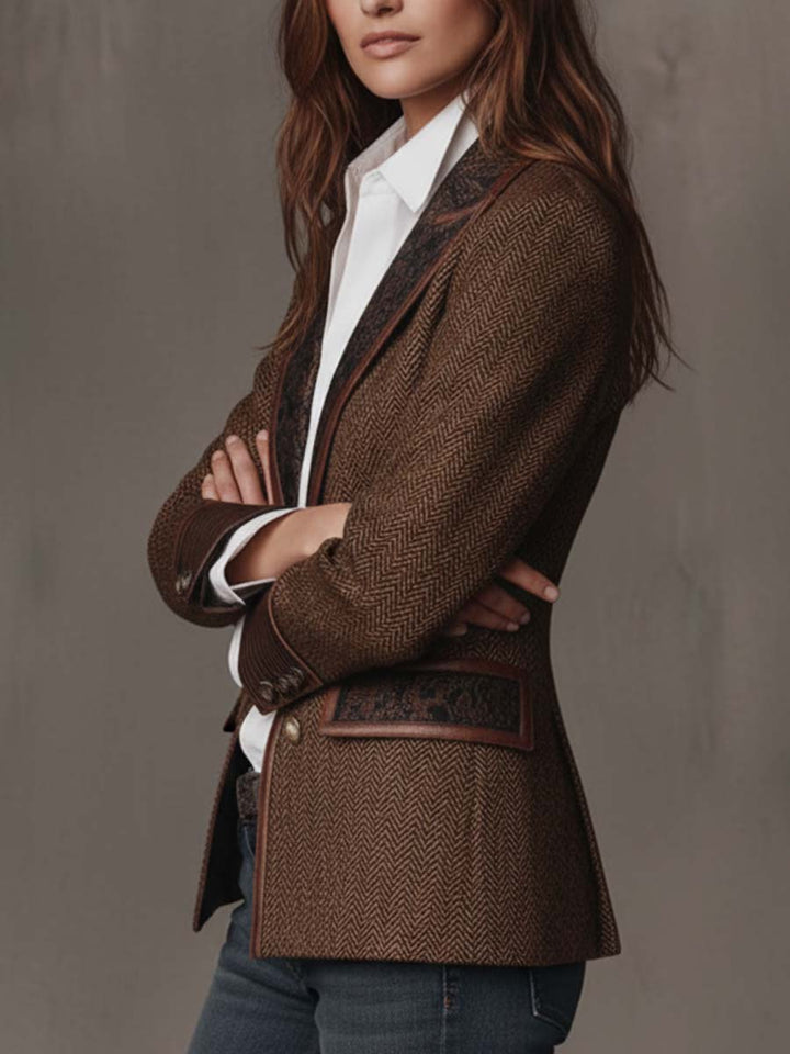 Consuelo - Blazer mit Fischgrät-Panels