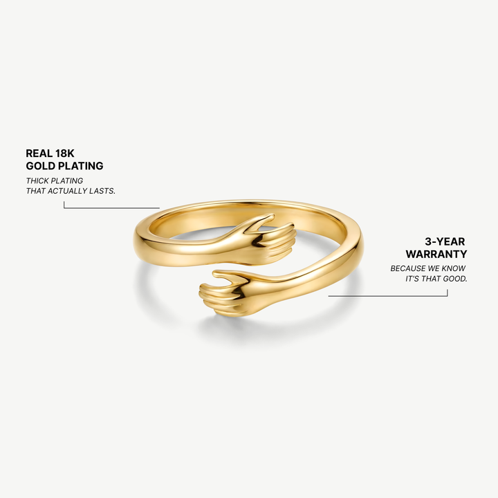 L'originale anello abbraccio
