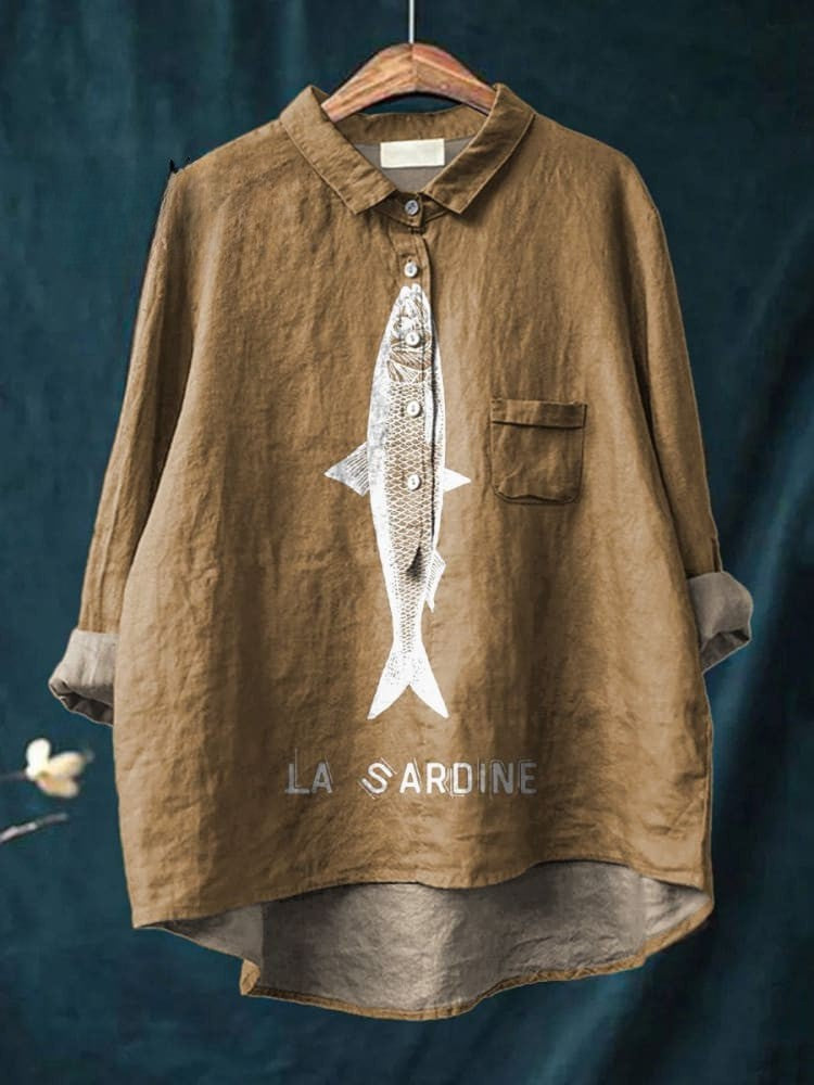 Lily | T-shirt con stampa sardine