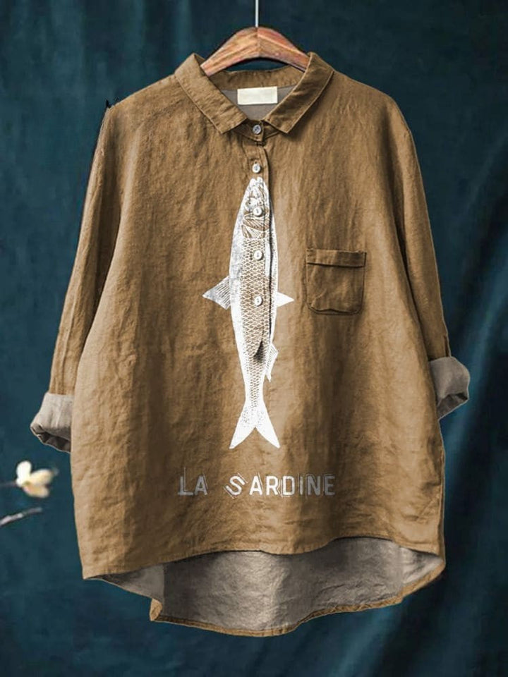 Lily | T-shirt con stampa sardine