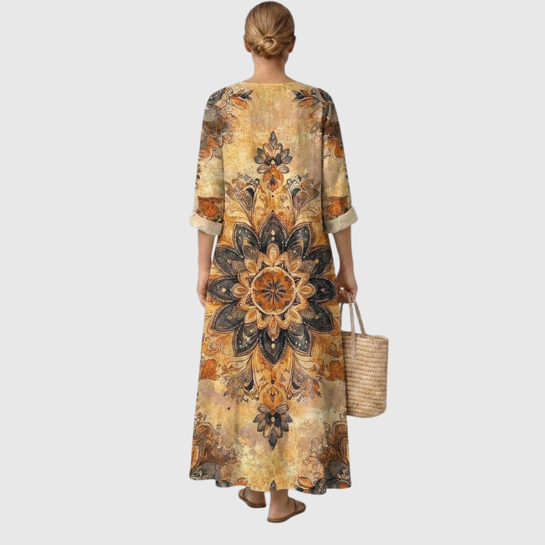 Dora™ | Abito Floreale Eleganza Naturale