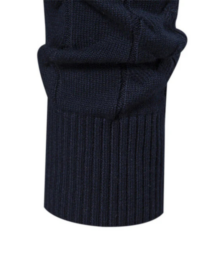 Pull-over zippé à motifs en coton Frederico