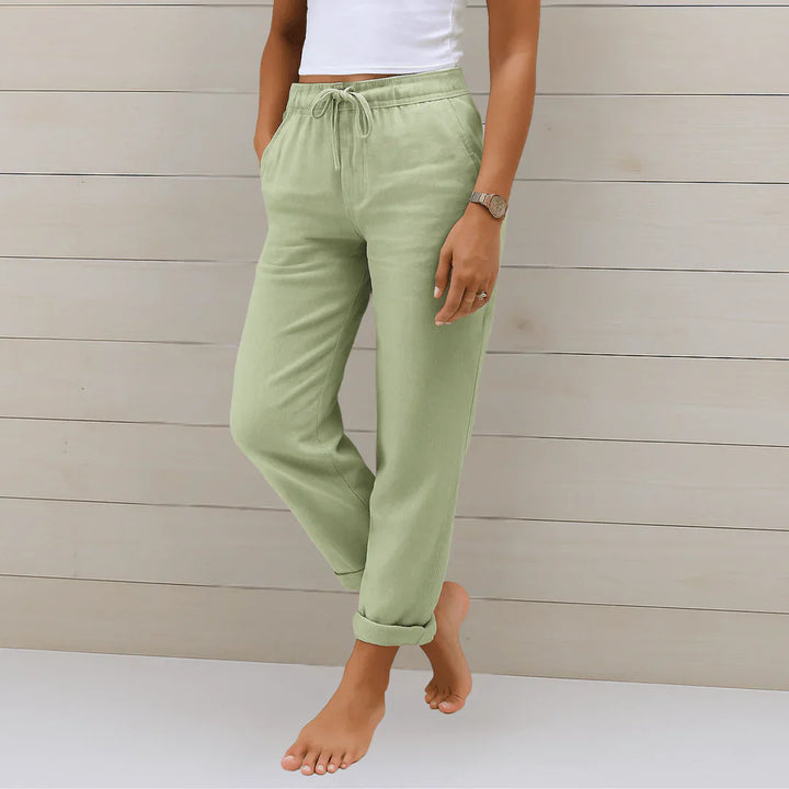 Anna I Pantalon léger en lin