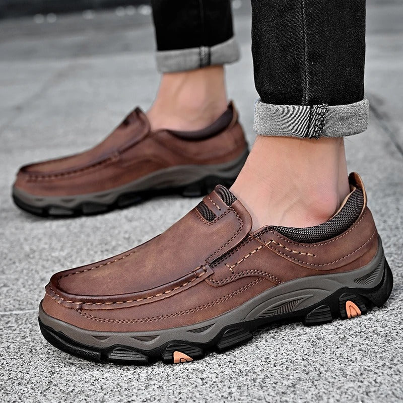 Chaussures à enfiler en cuir élégantes