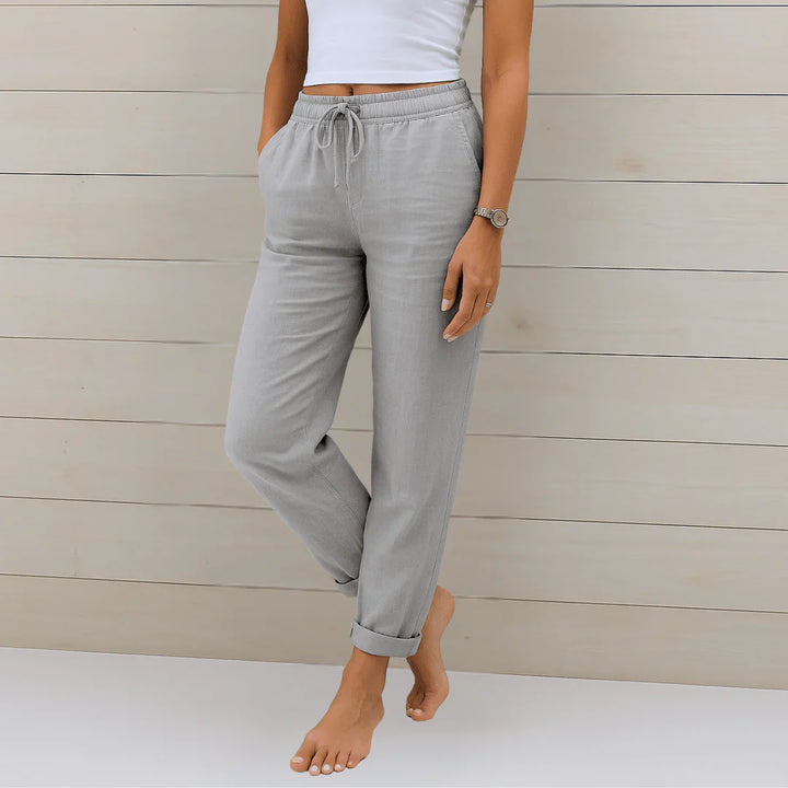 Anna I Pantalon léger en lin