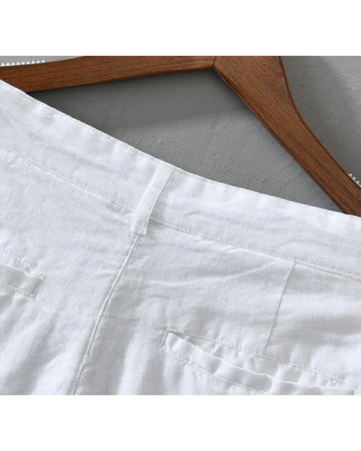 Shorts en lin Lisbo