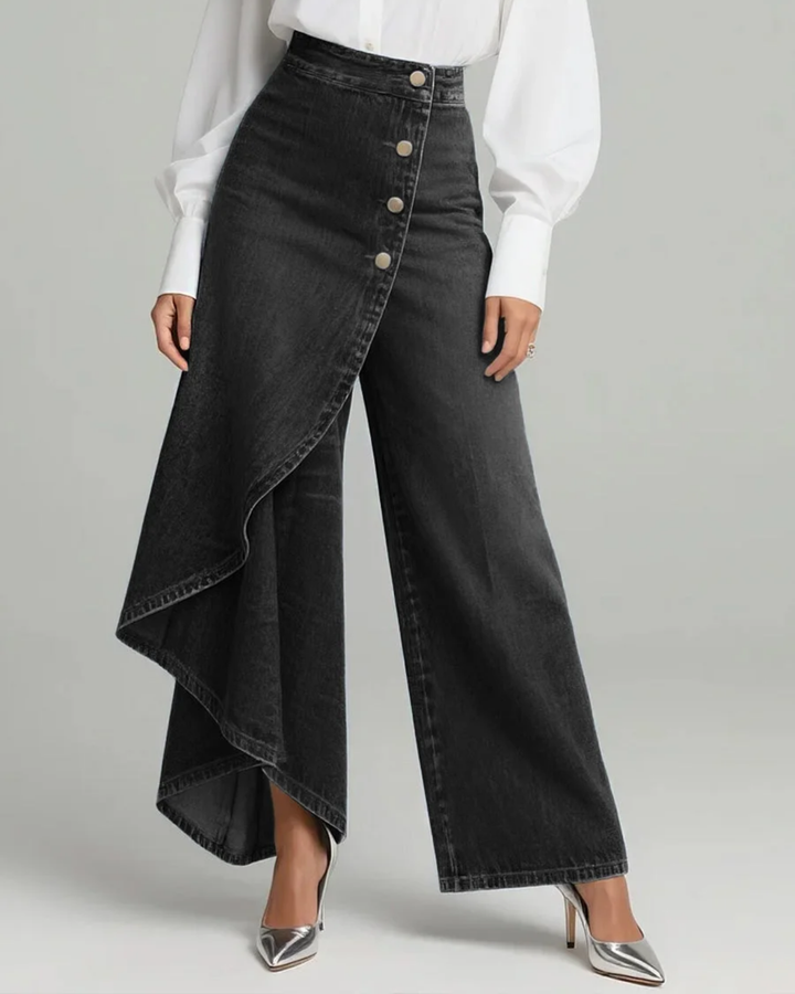 Pantalon portefeuille en jean Hannah I