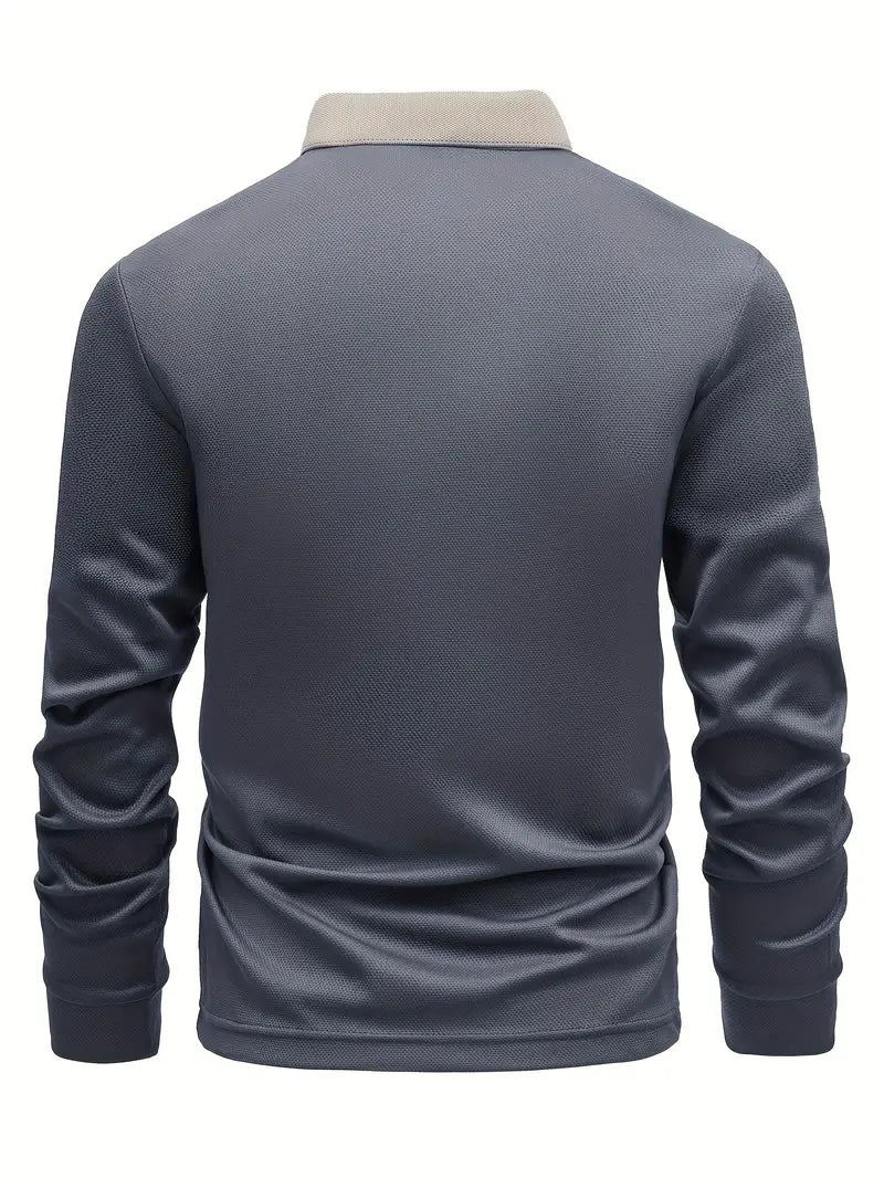 Leichter Polo-Pullover