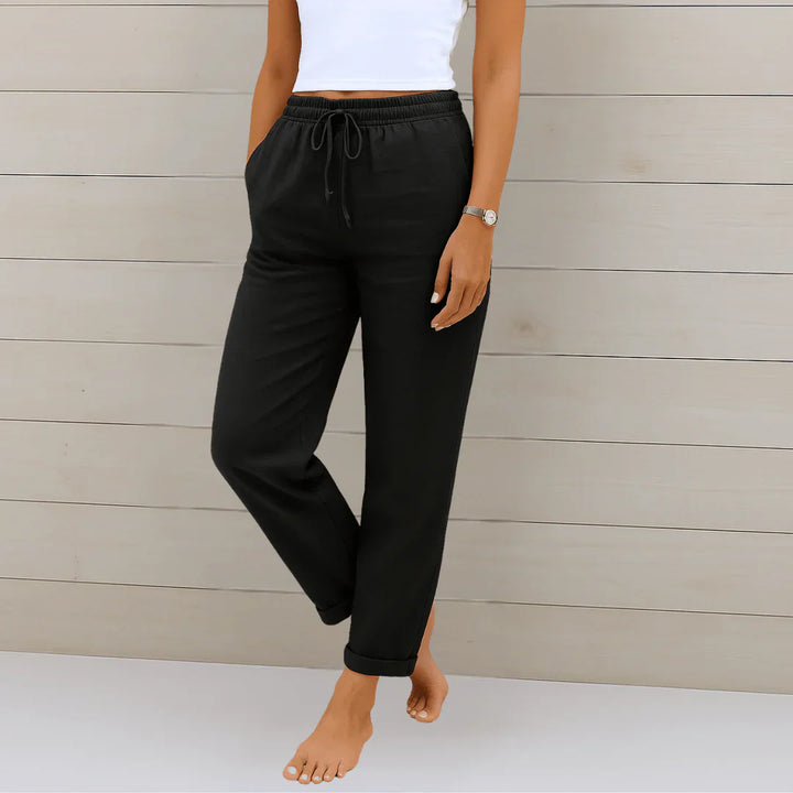 Anna I Pantalon léger en lin