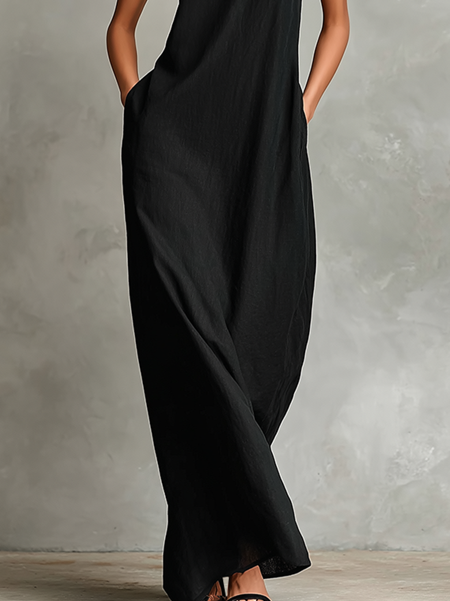 Caterina | Maxi abito minimalista