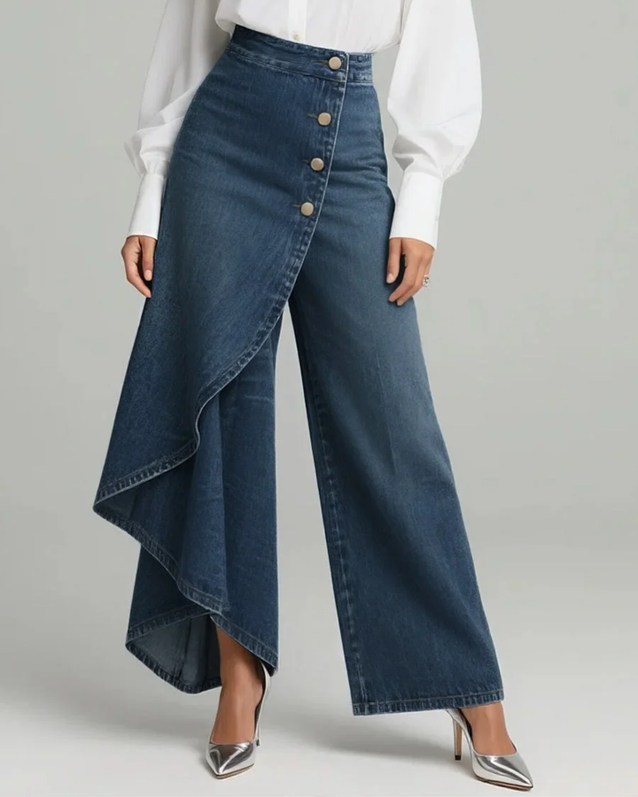 Pantalon portefeuille en jean Hannah I
