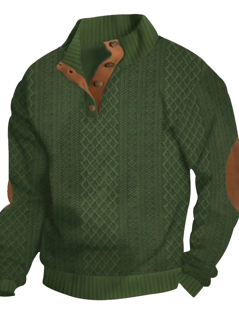 Élégant pull boutonné