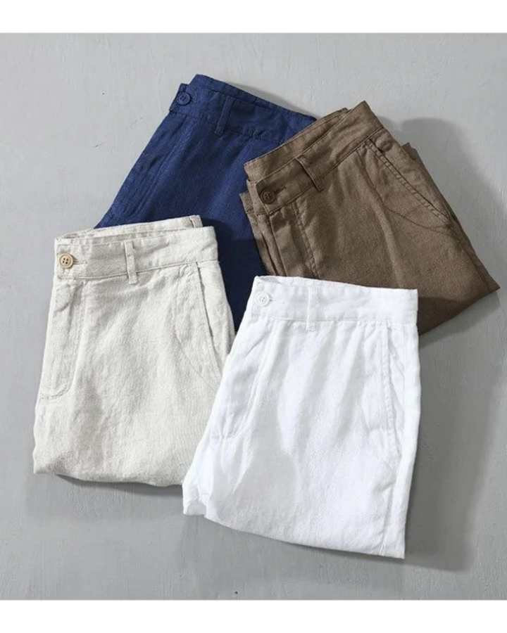 Shorts en lin Lisbo