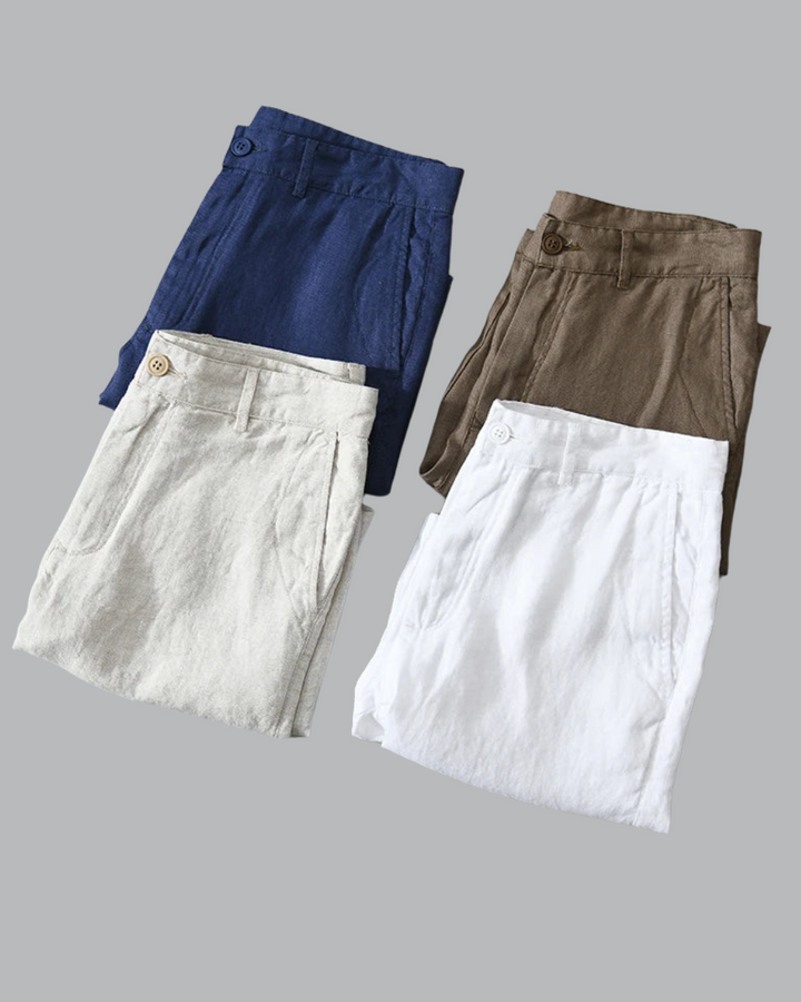 Shorts en lin Lisbo