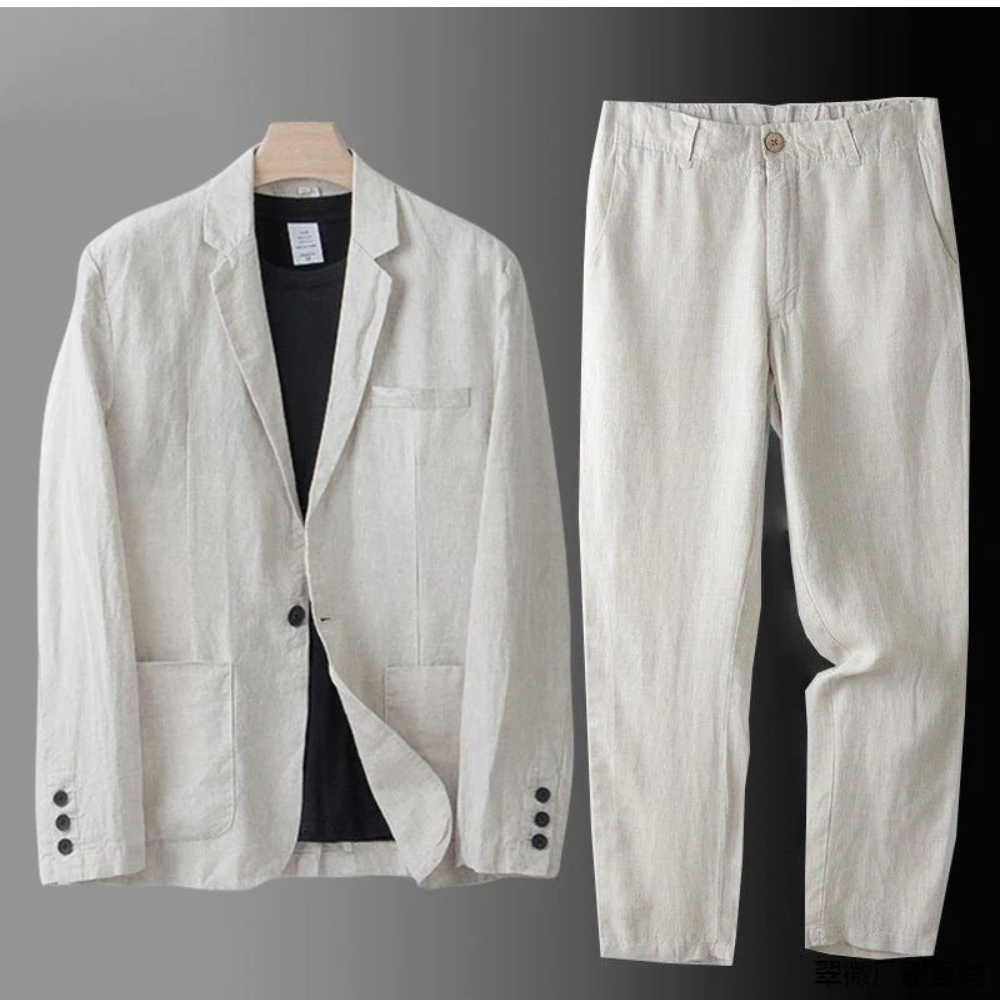 Elegantes Leinen-Set
