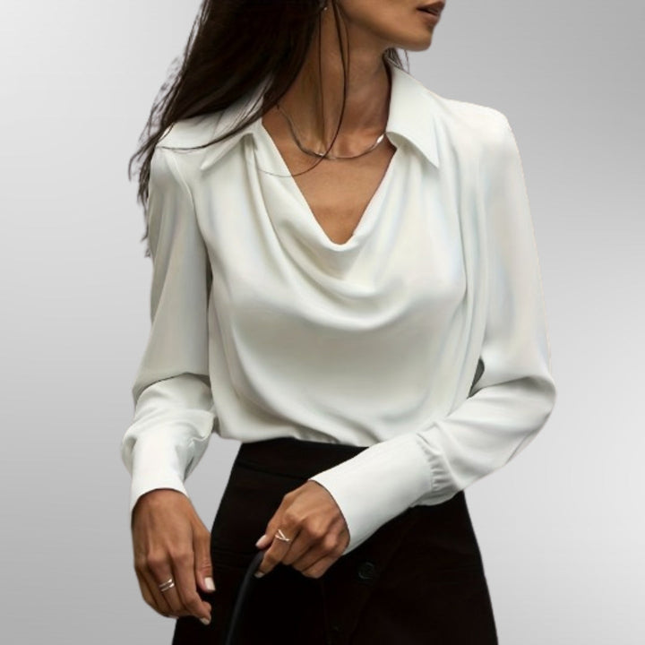 Violet™ | Elegante camicetta in raso