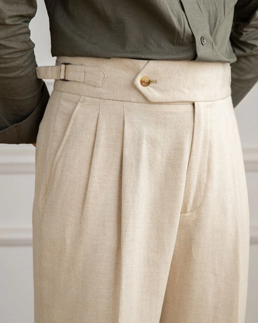 Pantalon en lin Bali