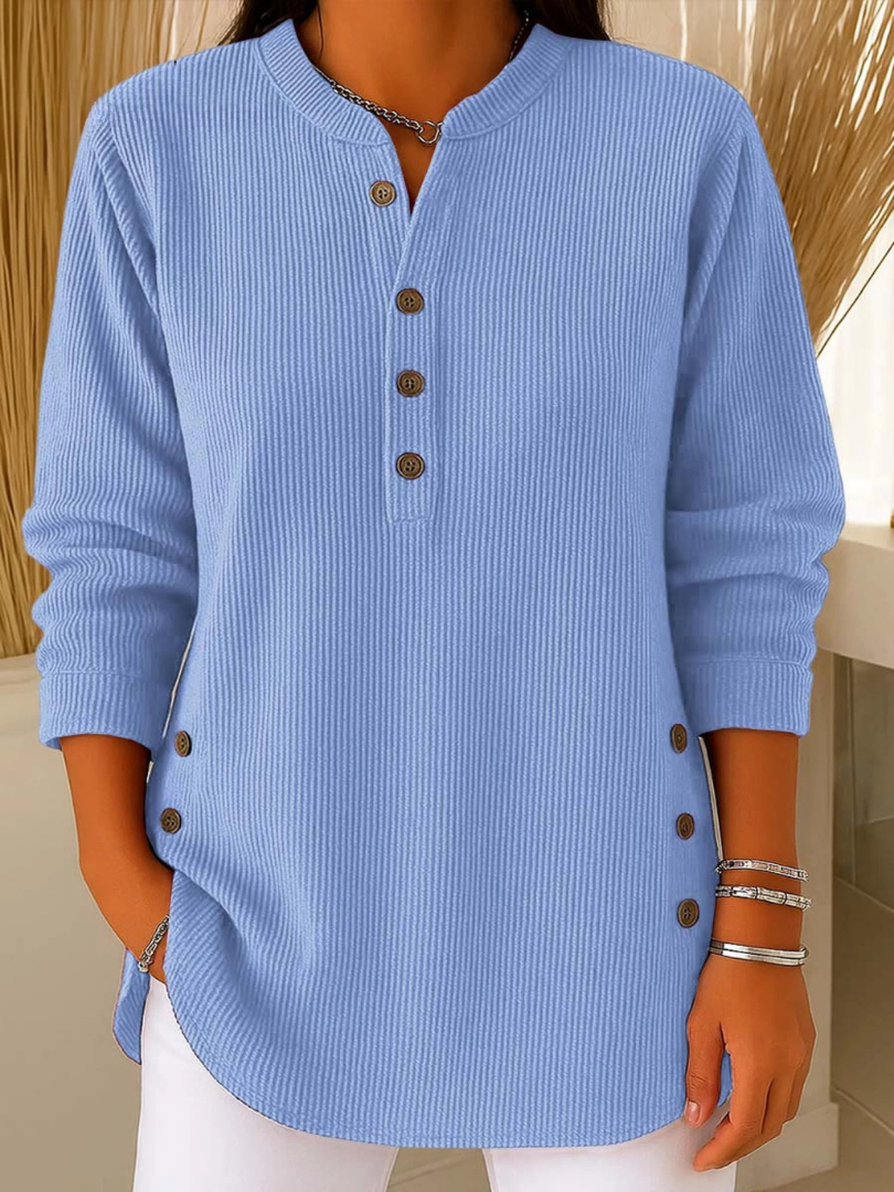 Nieves | Tunique Henley à boutons