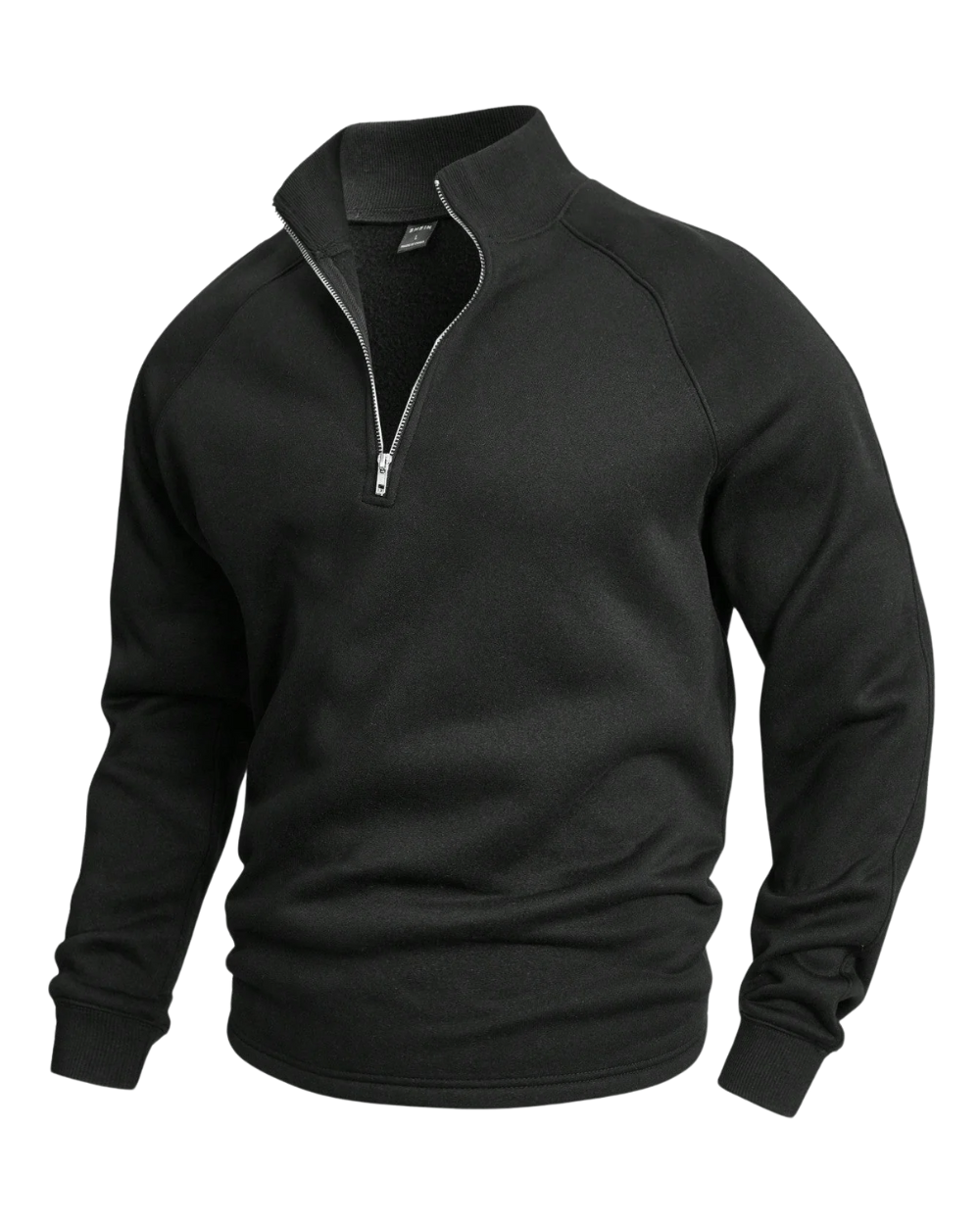 Maglione premium con mezza zip