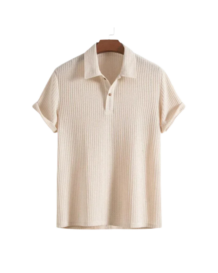 Chemise à manches courtes style Old Money