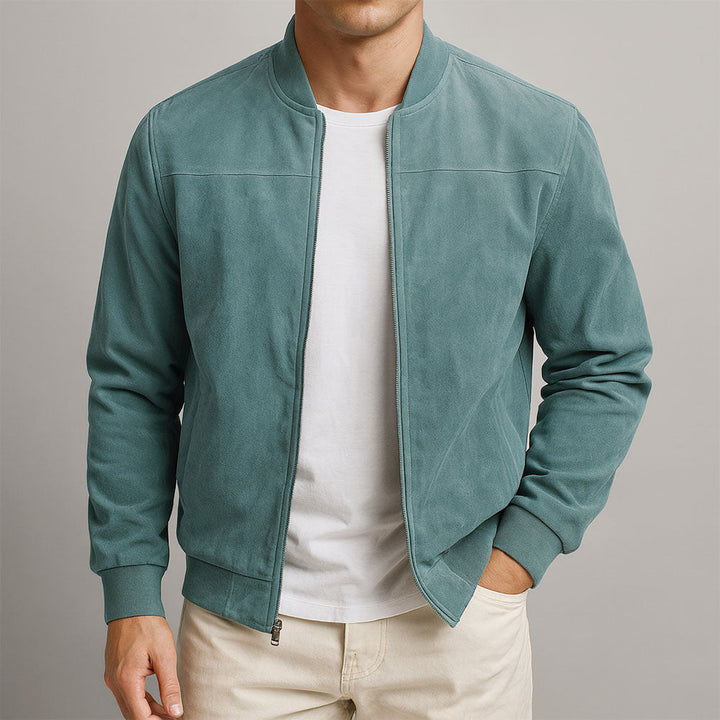Adrian | Handgefertigte Wildlederjacke
