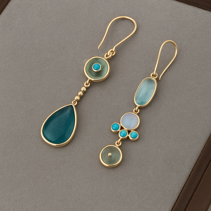 Calista | Orecchini con pietre blu