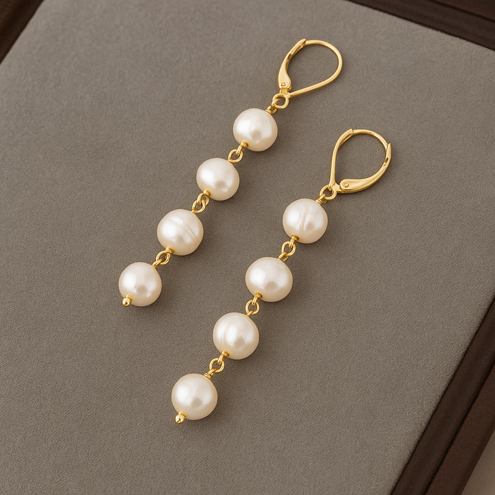 Shell | Boucles d'oreilles avec perle