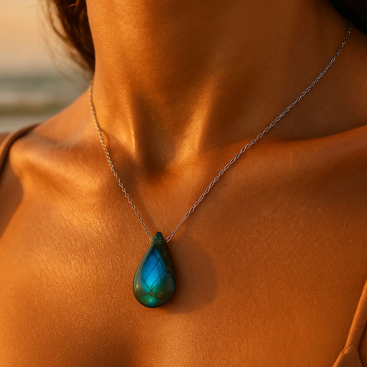 Lagoon | Collana in labradorite