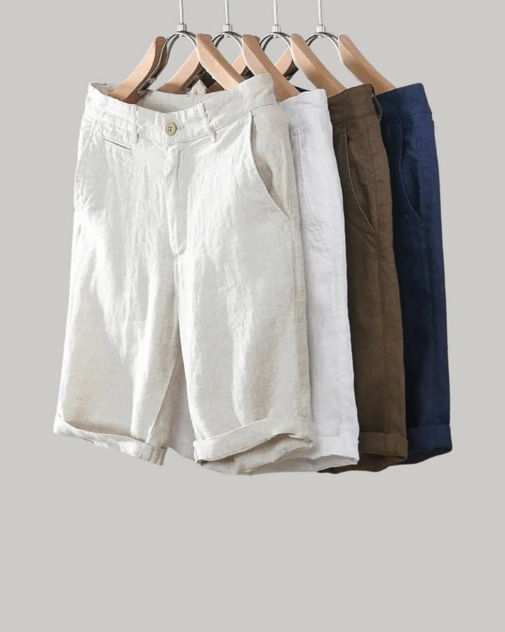 Shorts en lin Lisbo