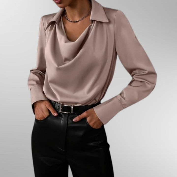 Violet™ | Elegante camicetta in raso