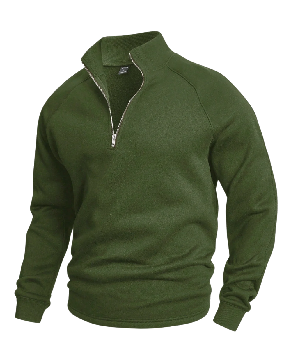 Maglione premium con mezza zip