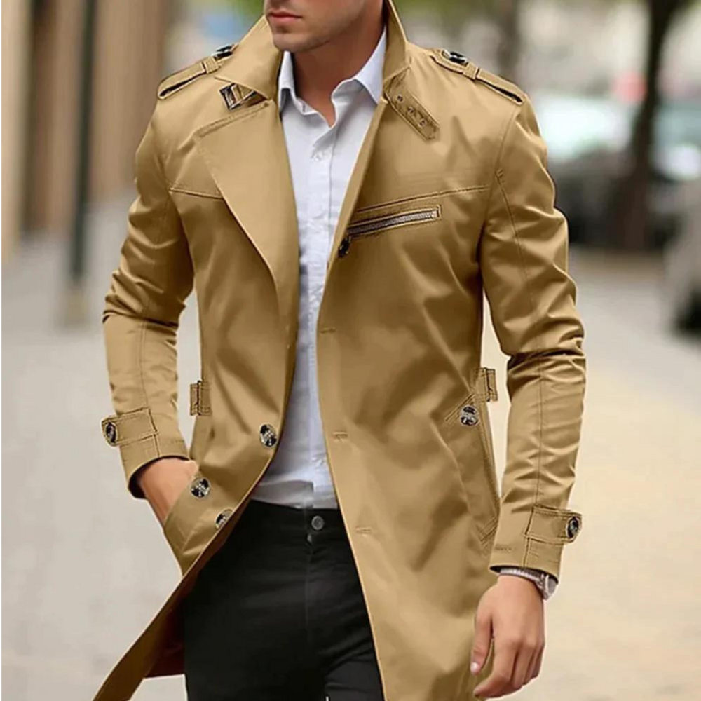 Élégant trench-coat pour homme