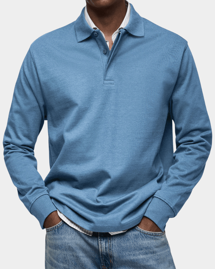 Hans | Comoda polo a maniche lunghe per la primavera (1+1 GRATIS)