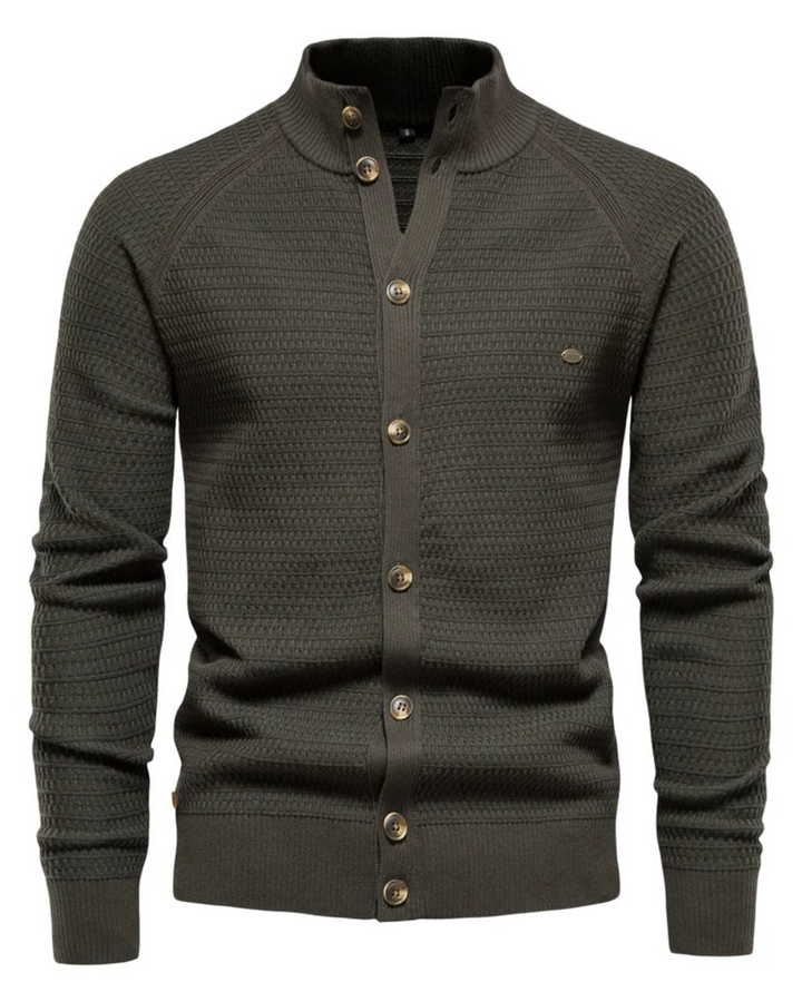 Gilet en maille de coton luxueux