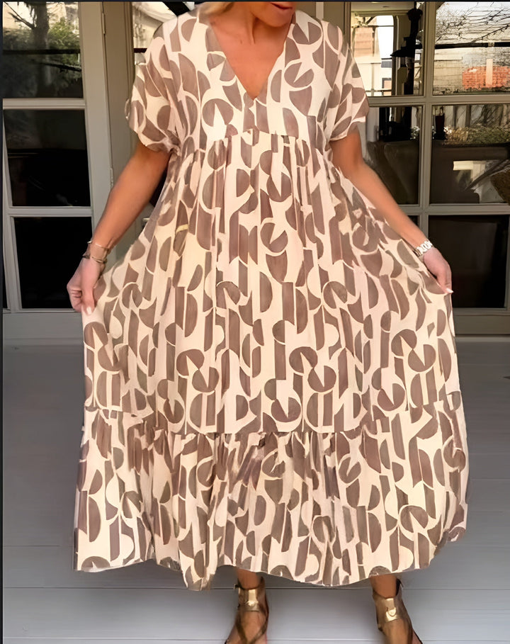 COLETTE | ROBE DÉCONTRACTÉE À ENCOLURE EN V