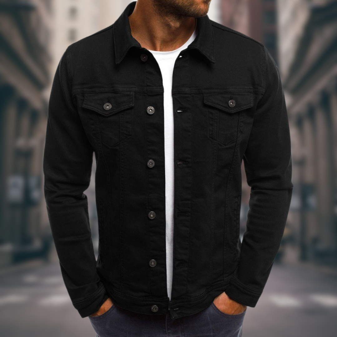 Veste en jean parisienne