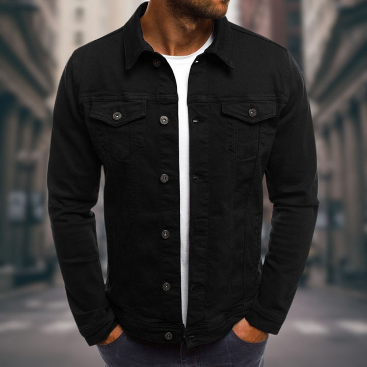 Veste en jean parisienne