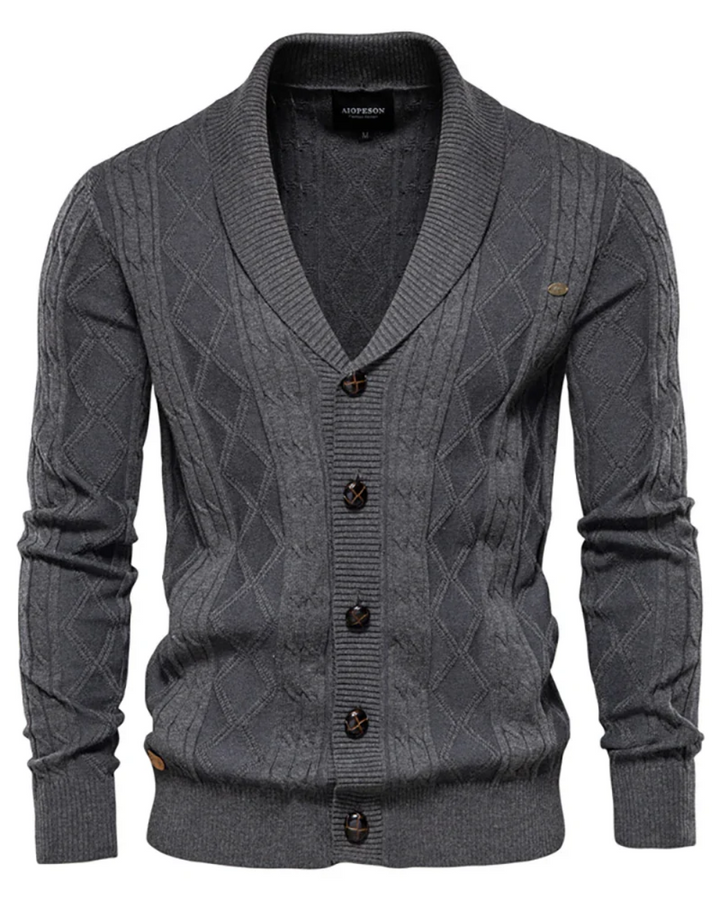 Cardigan di lusso da uomo con bottoni