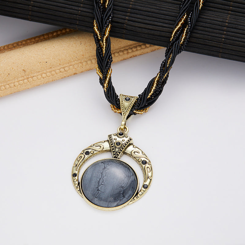 Collana boho con pendente
