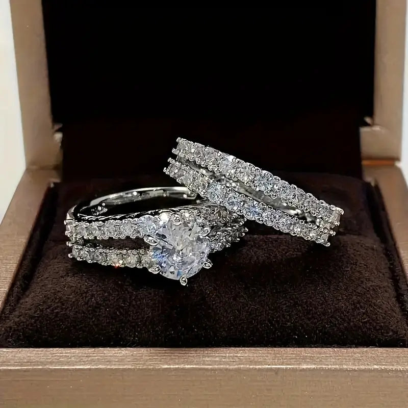 Set di anelli Eternity Glanz