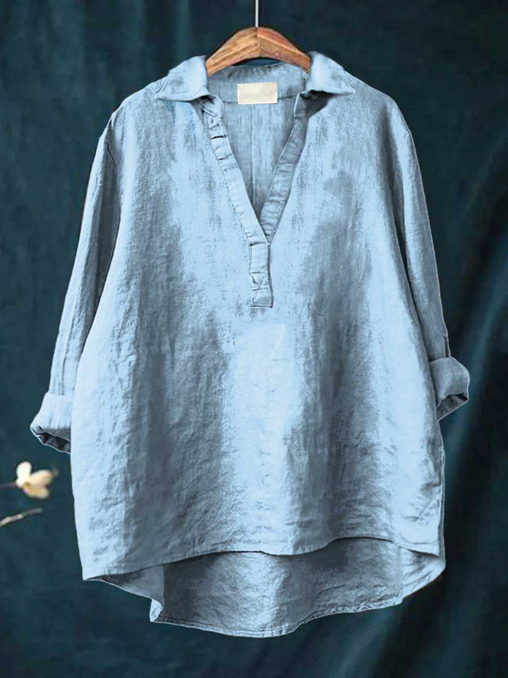 Andrea | Elegante Sommerbluse aus Leinen