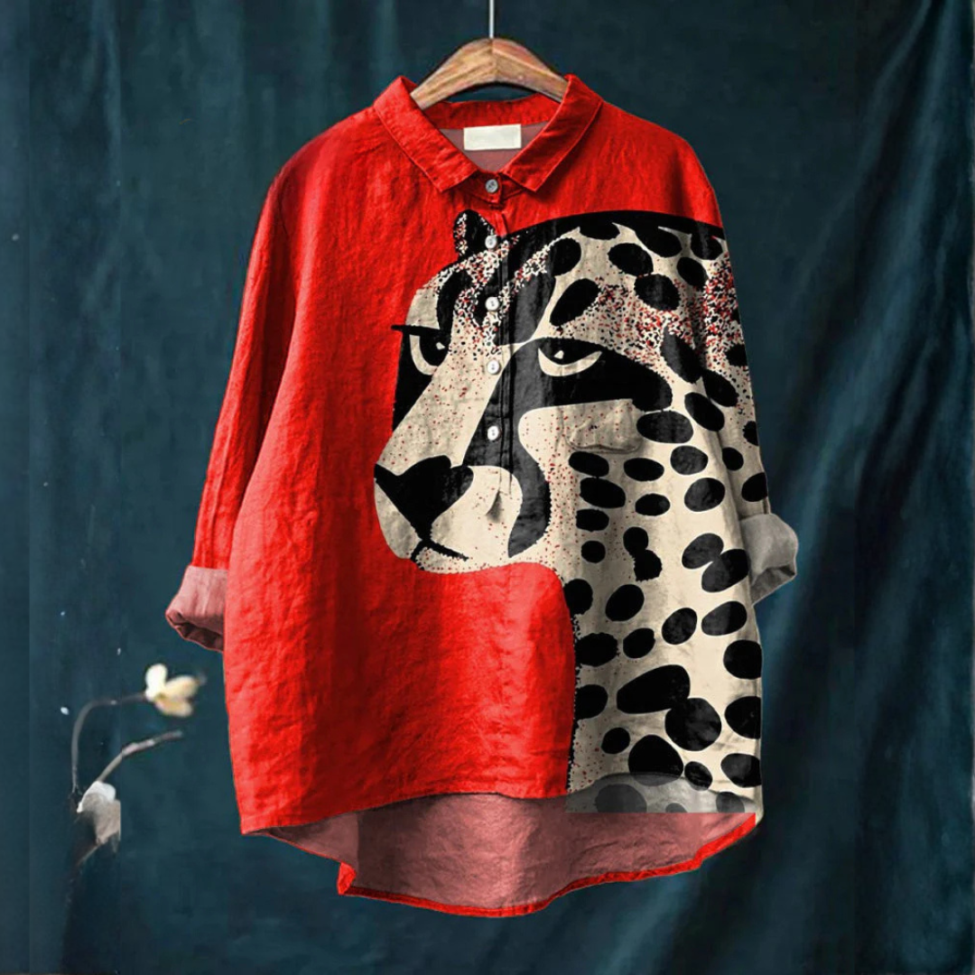 Nala | T-shirt audacieux à motif léopard