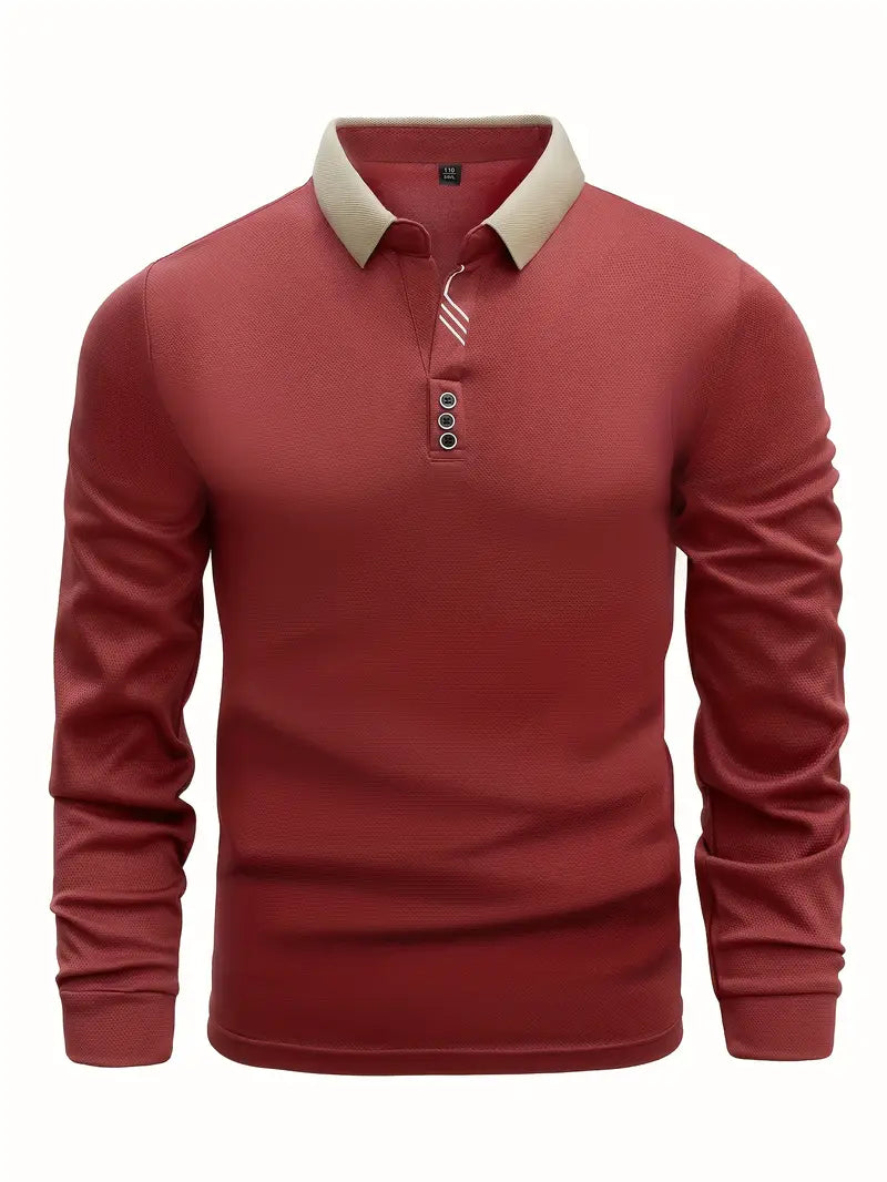 Leichter Polo-Pullover