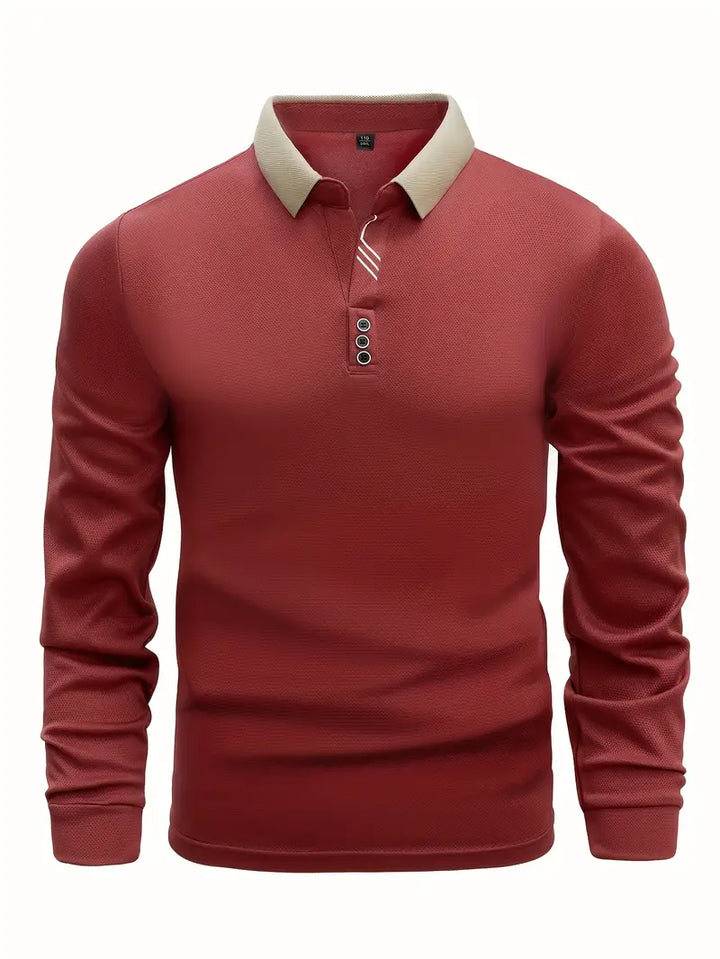 Leichter Polo-Pullover